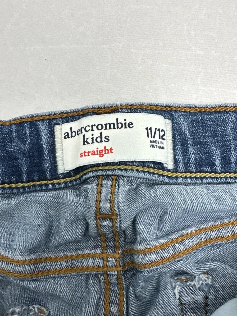 Abercrombie Kids Boy’s Light Blue Bootcut Jeans 11/12
